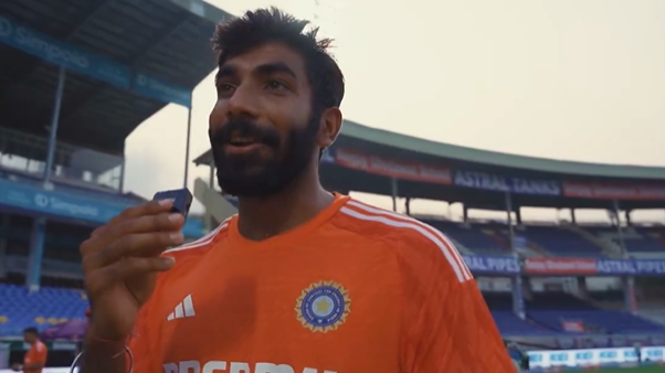 IND v ENG 2024: WATCH- Jasprit Bumrah dedicates his remarkable spell to his son