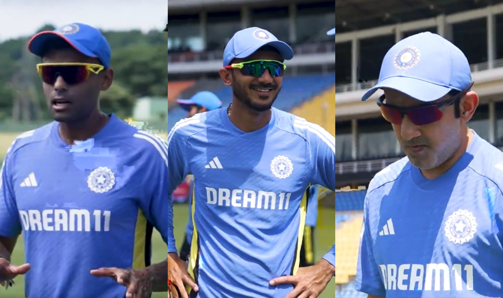 Suryakumar Yadav, Akshar Patel and Gautam Gambhir | BCCI X