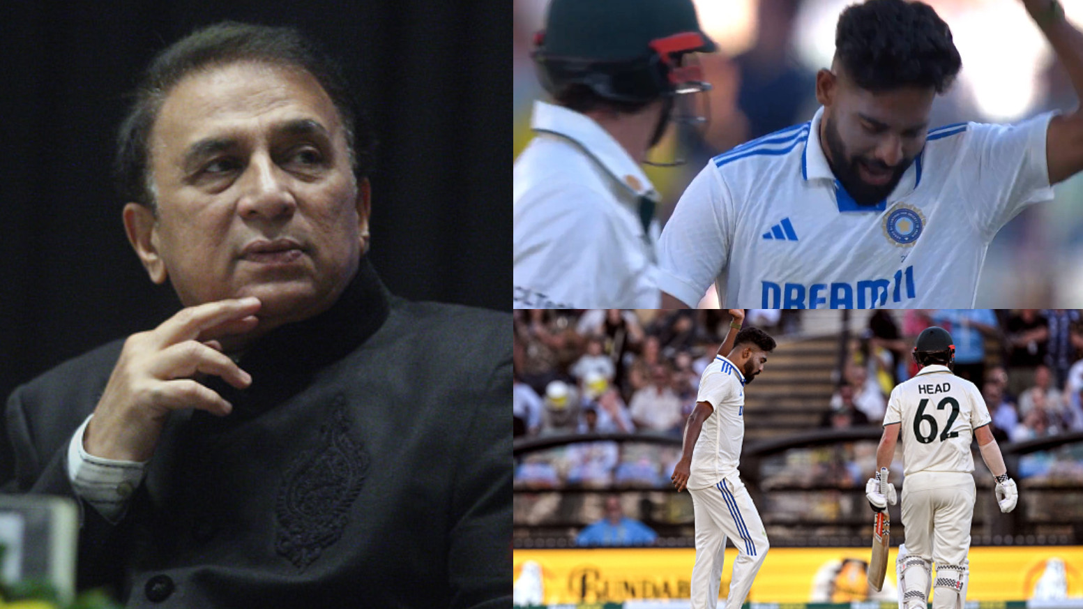 BGT 2024: Sunil Gavaskar reprimands Mohammed Siraj for ‘unnecessary’ send off to Travis Head