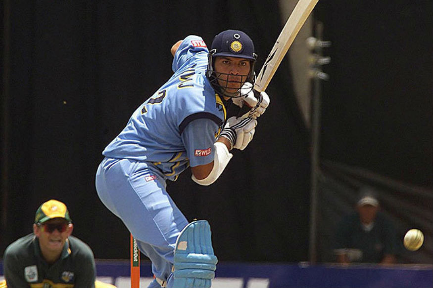 Yuvraj Singh during his debut innings vs Australia in 2000 Knockout Trophy in Kenya | Getty