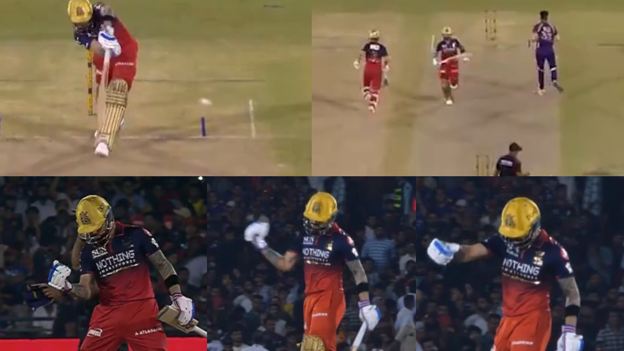 IPL 2026: WATCH- Virat Kohli fist pumps to celebrate his first run after two consecutive ducks
