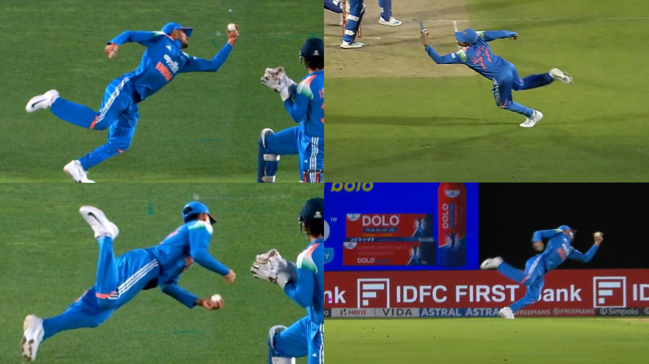 IND v AFG 2026: WATCH- Shubman Gill takes one-handed stunner to send back Allah Ghazanfar in 1st ODI