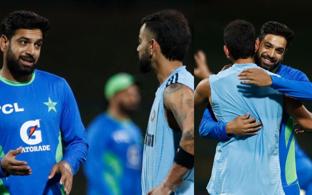 Virat Kohli and Haris Rauf | X