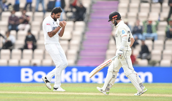 Ishant Sharma celebrates Kane Williamson's wicket who made 49 | Getty