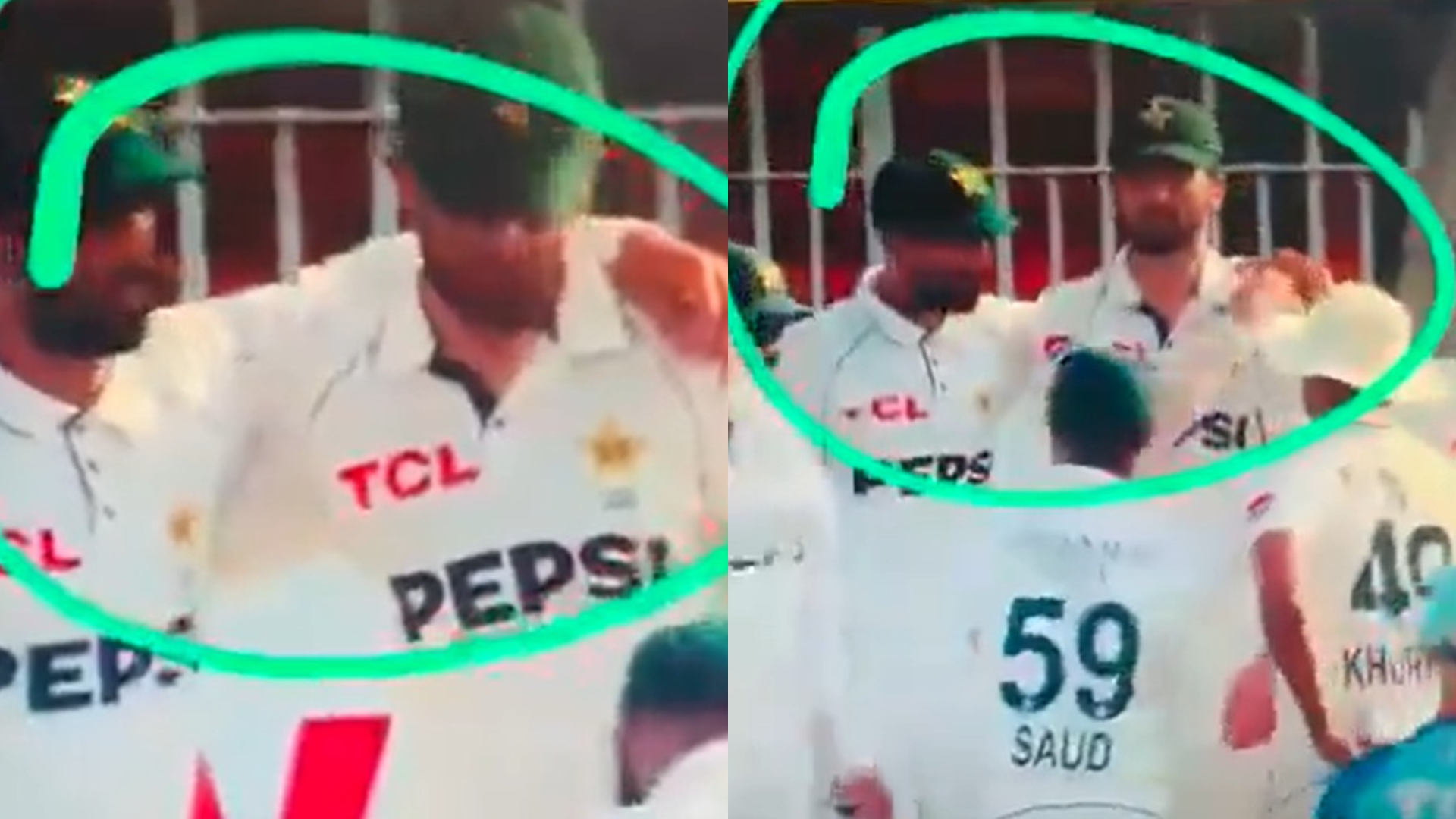 Shan Masood and Shaheen Afridi | x