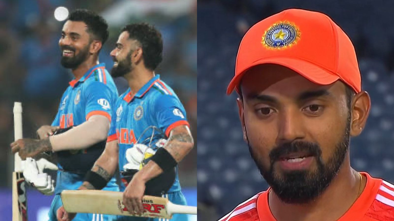 CWC 2023: “Virat was confused” - KL Rahul reveals he pushed Virat Kohli to go for his century