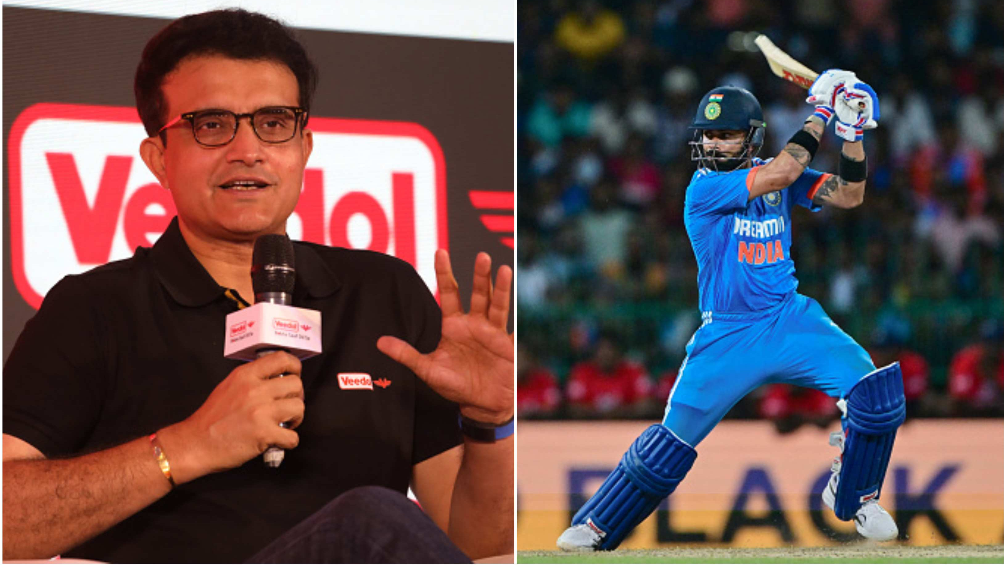 “To score 81 international centuries…,” Sourav Ganguly hails Virat Kohli as the 'greatest white-ball player'