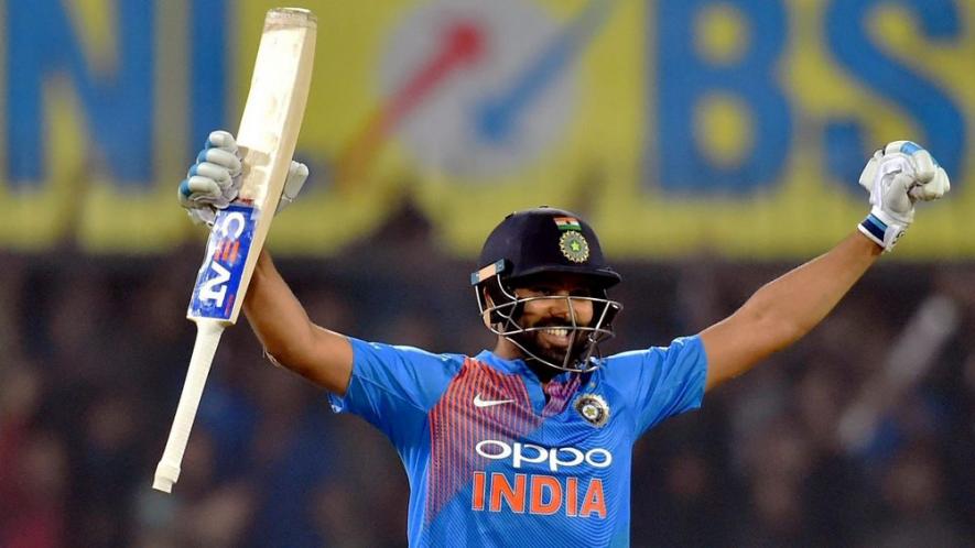 Rohit Sharma became the first batsman to score four centuries in T20I cricket | AFP