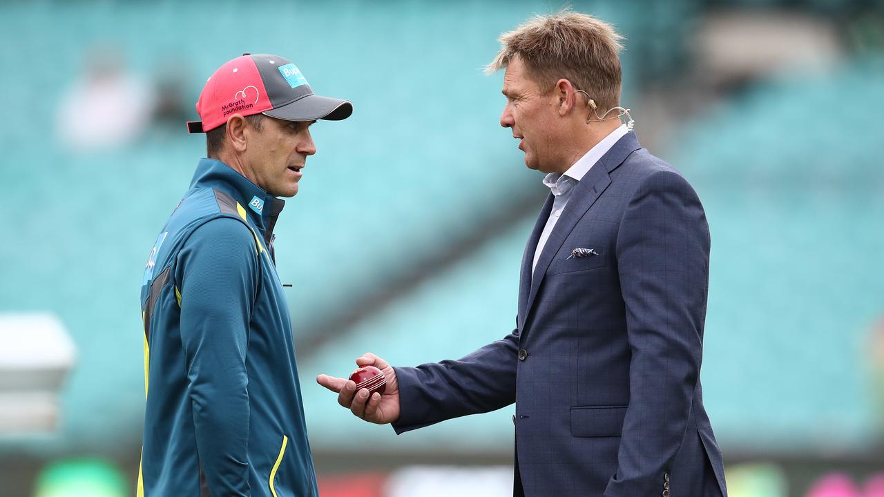 Shane Warne and Justin Langer | Getty Images