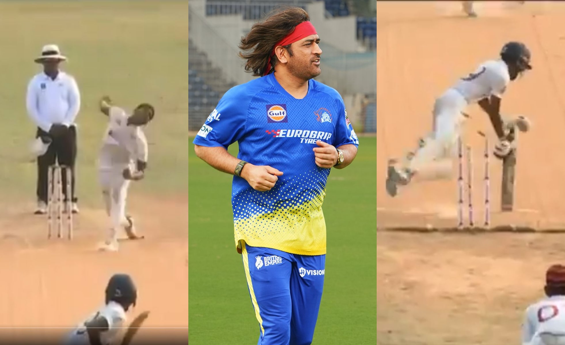 Mathulan's video of an amazing yorker went viral on social media | X/CSK