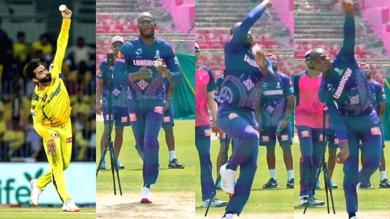 IPL 2025: WATCH- RR’s Jofra Archer copies CSK’s Ravindra Jadeja’s bowling action to perfection