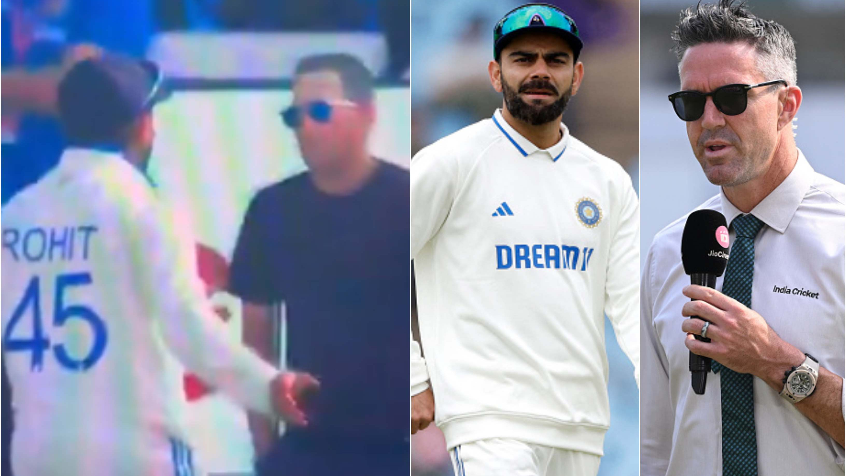 IND v ENG 2024: WATCH – Rohit, Agarkar have intense chat after 2nd Test; Pietersen claims they discuss about Kohli’s comeback