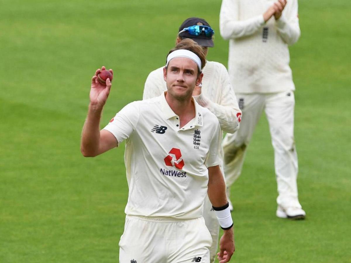 Stuart Broad won the Man of the Series award for 16 wickets in two Tests
