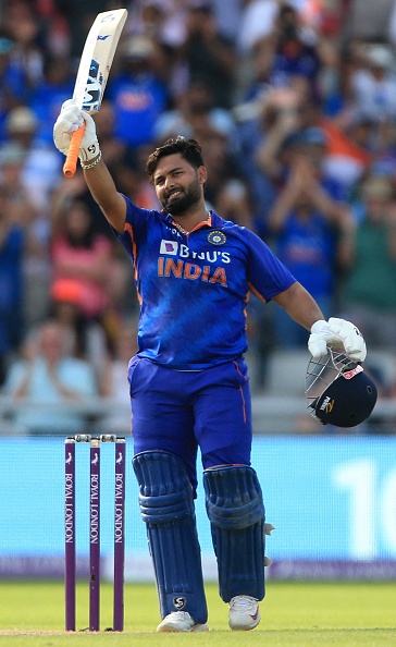 Rishabh Pant scored his maiden century in ODIs on Sunday | Getty