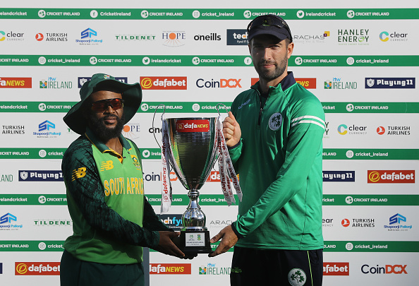 South Africa and Ireland shared the ODI trophy | Getty Images