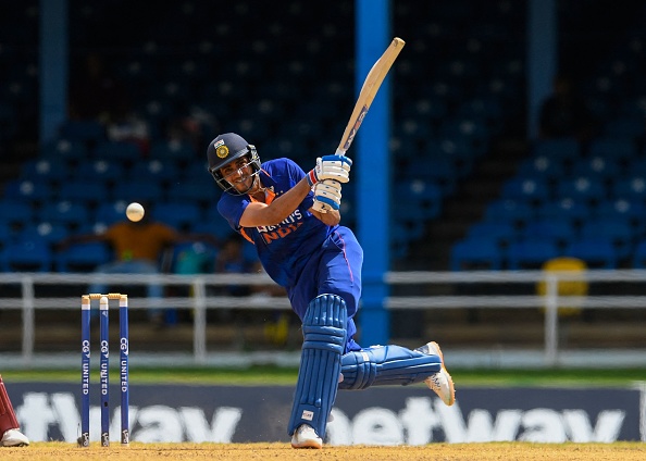 Shubman Gill scored his highest ODI score of 98* against West Indies | Getty