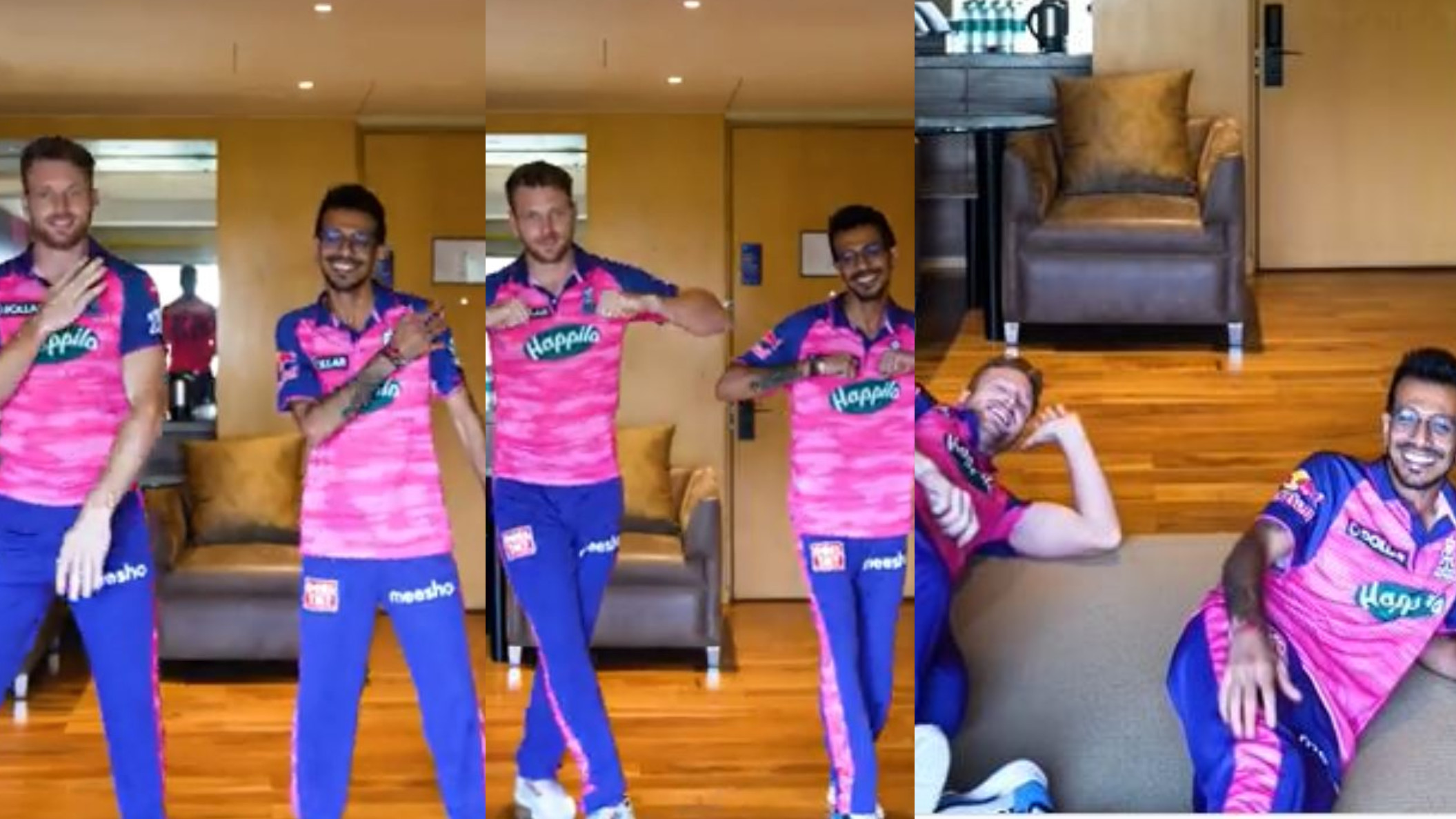 IPL 2022: WATCH- Yuzvendra Chahal and Jos Buttler’s hilarious dance collaboration