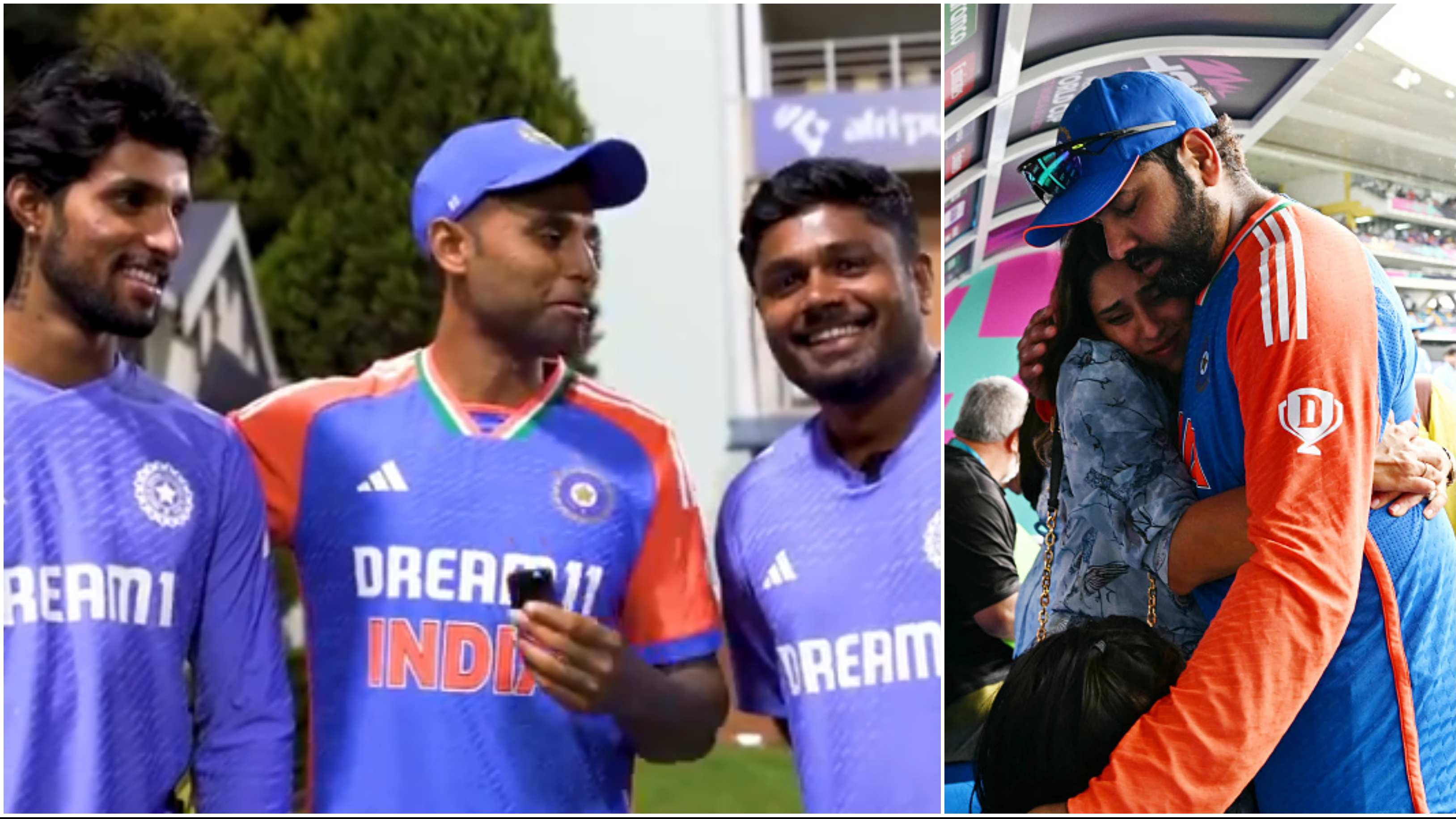 SA v IND 2024: WATCH - Suryakumar confirms birth of Rohit Sharma's baby boy; Tilak, Samson extend best wishes