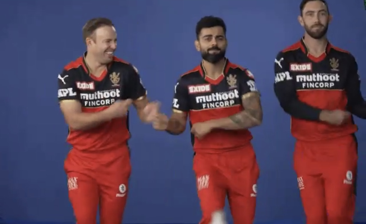 AB de Villiers, Virat Kohli and Glenn Maxwell | Screengrab
