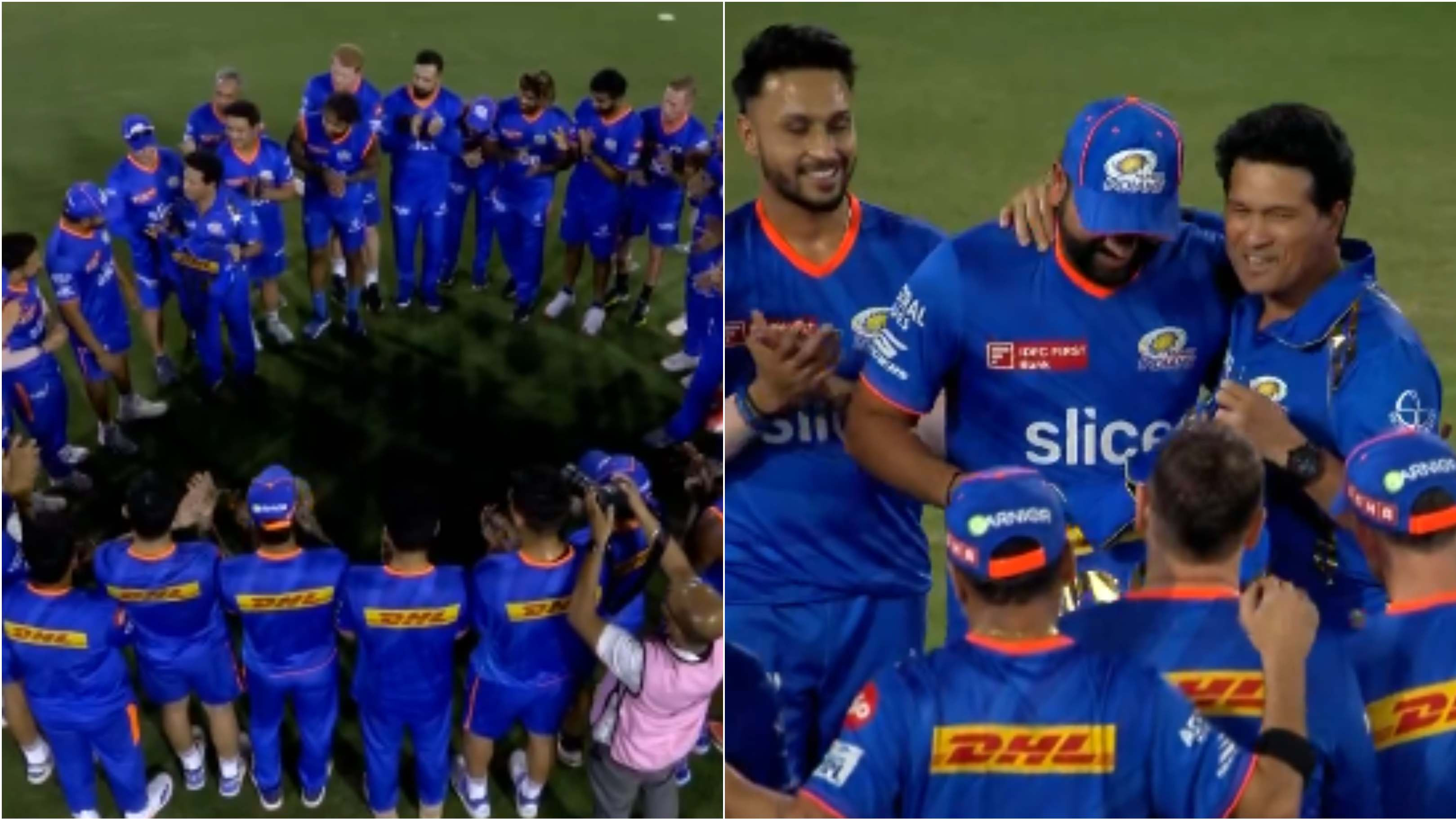 IPL 2024: WATCH - Rohit Sharma receives special jersey from Sachin Tendulkar for playing his 200th game for MI
