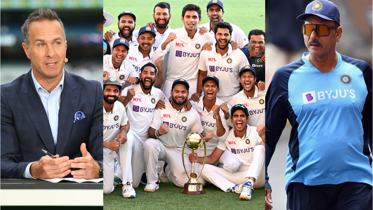 Can only imagine how much red wine Shastri must have had- Vaughan lauds India's Test series win down under