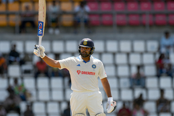 Rohit Sharma scored his 10th Test ton and second outside India | Getty