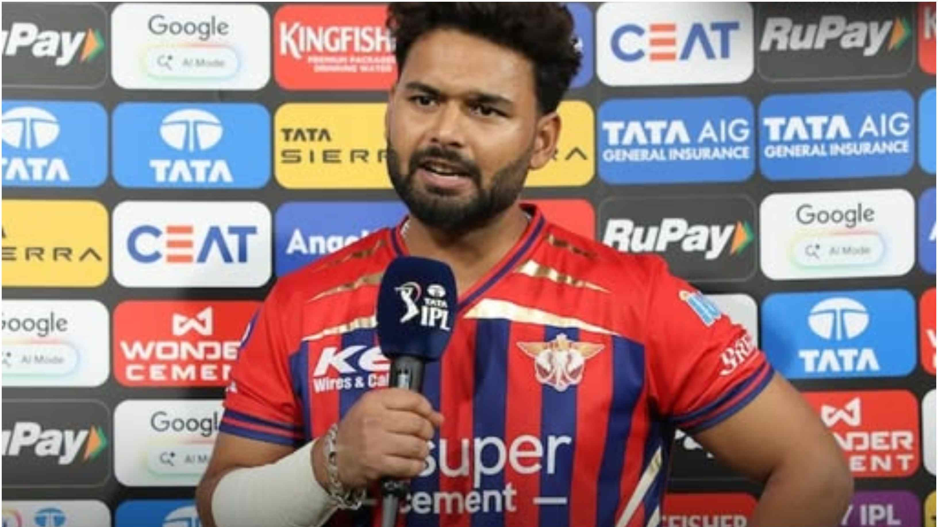 IPL 2026: “I got a new tattoo,” Rishabh Pant jokes about his fresh injury after LSG’s loss to PBKS