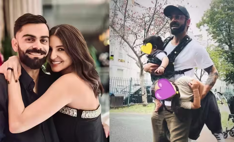 Virat Kohli and Anushka Sharma with son Akaay | X