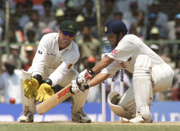 Sachin Tendulkar on his way to 155 in the second innings | Getty