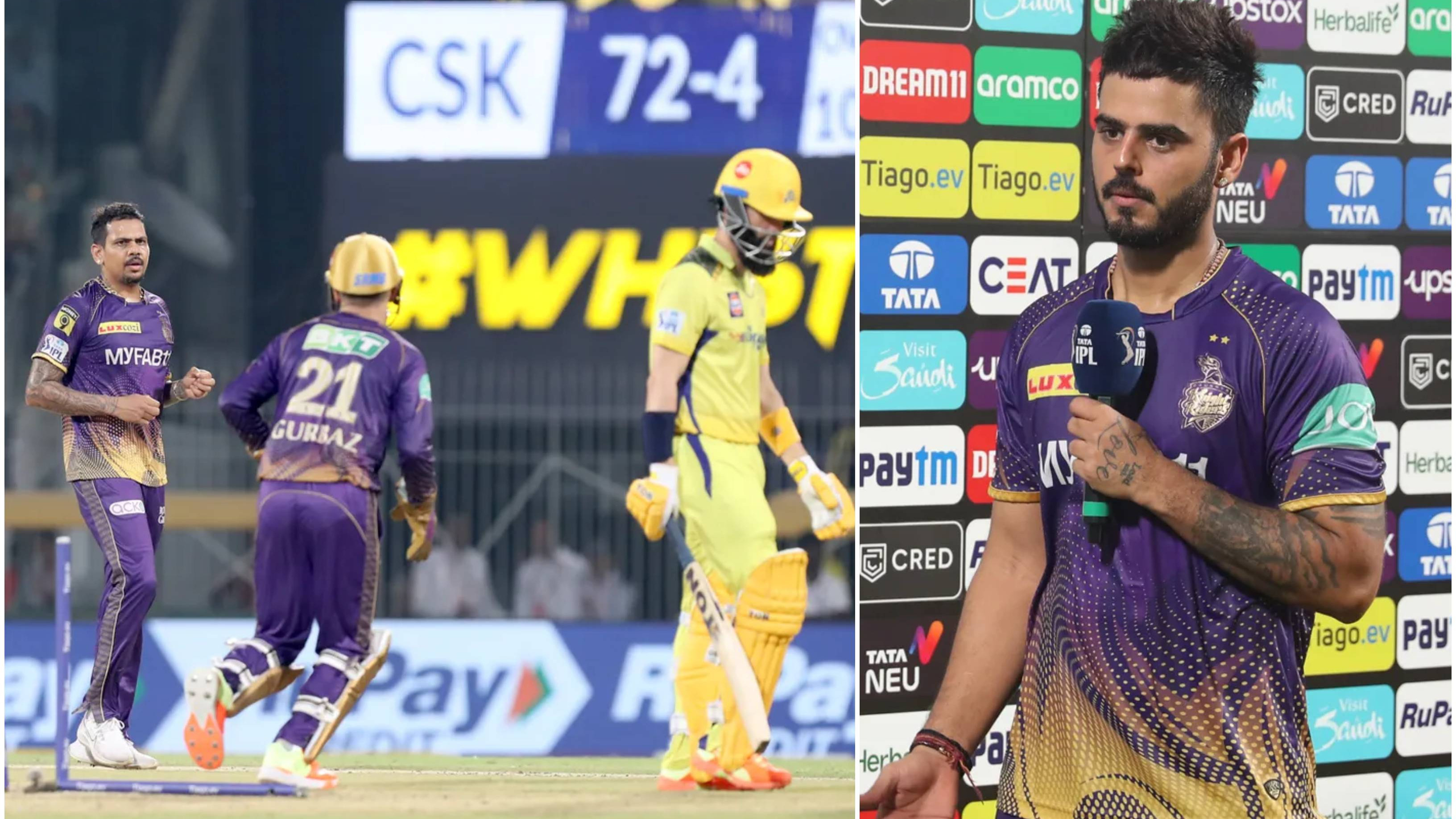 IPL 2023: Nitish Rana credits his spinners after KKR’s six-wicket win over CSK at Chepauk