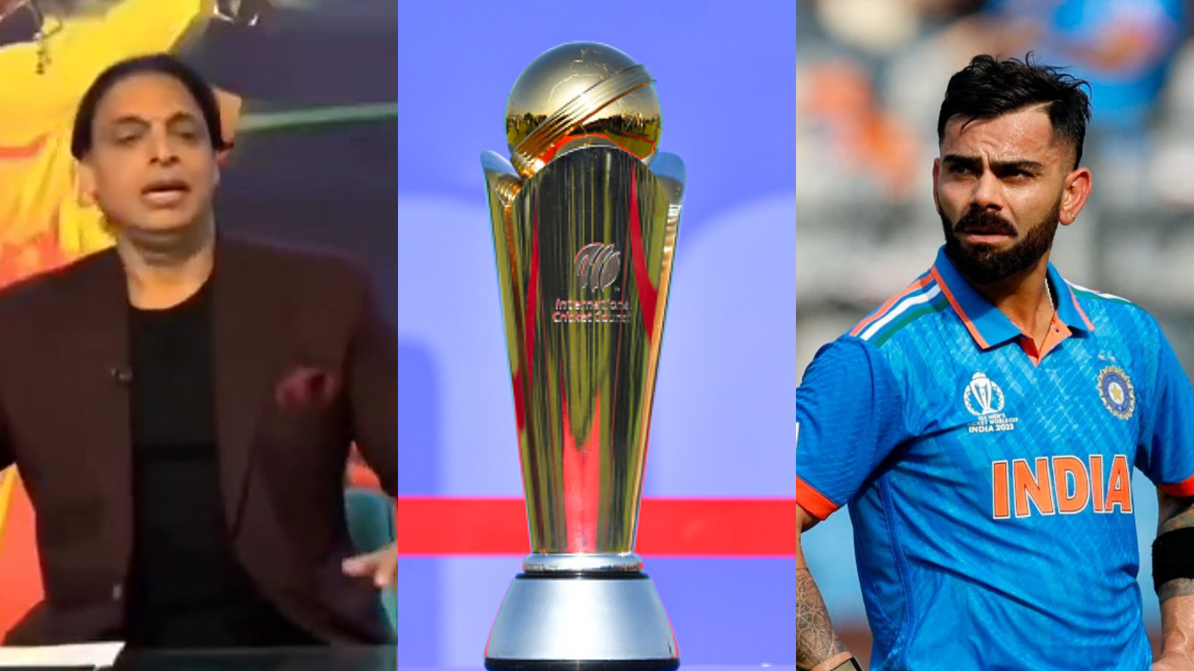 CT 2025: WATCH- 'India and Virat Kohli dying to play in Pakistan'- Shoaib Akhtar on Champions Trophy standoff