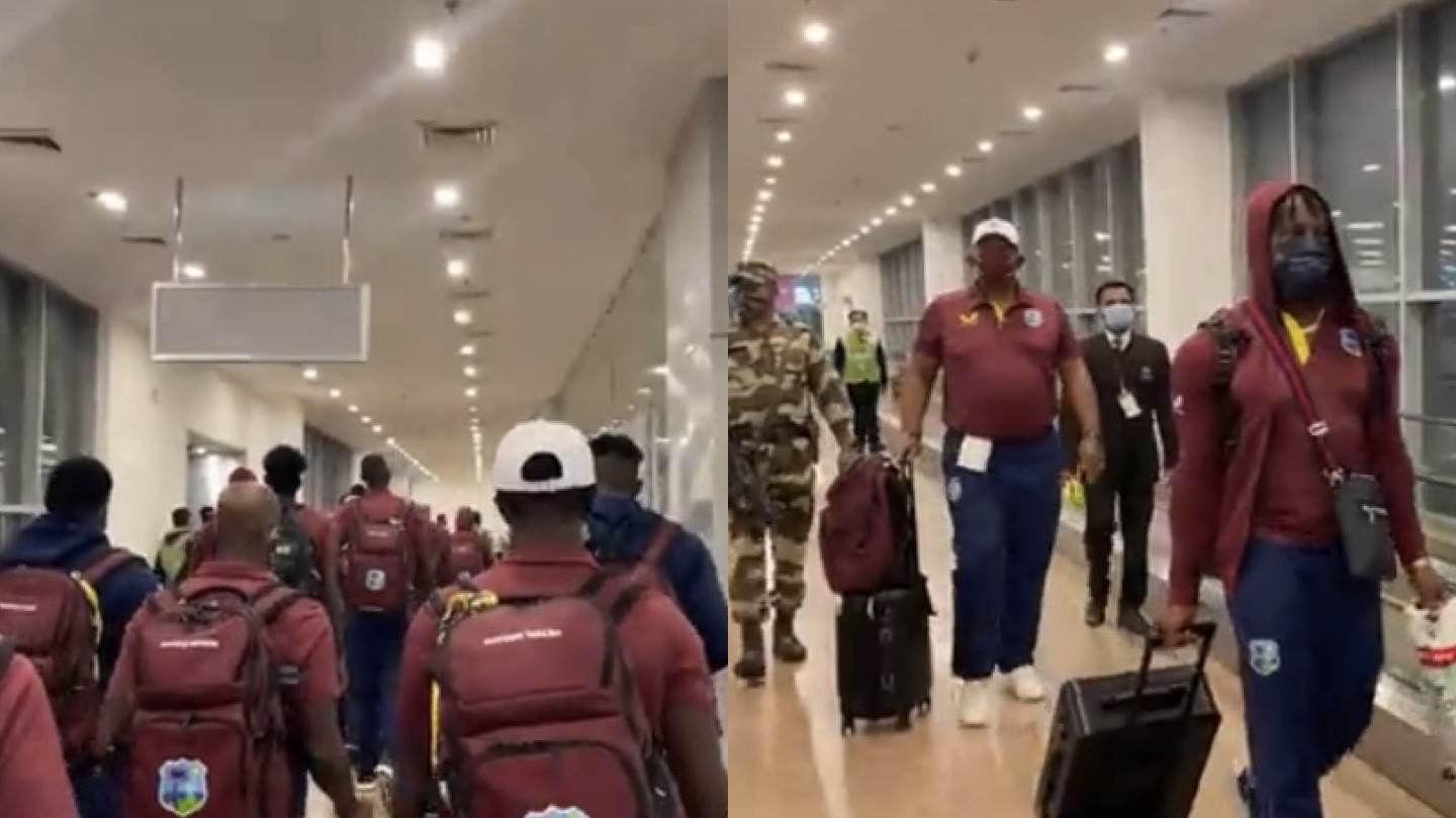 IND v WI 2022: WATCH- West Indies team arrives in Ahmedabad for their white-ball tour of India