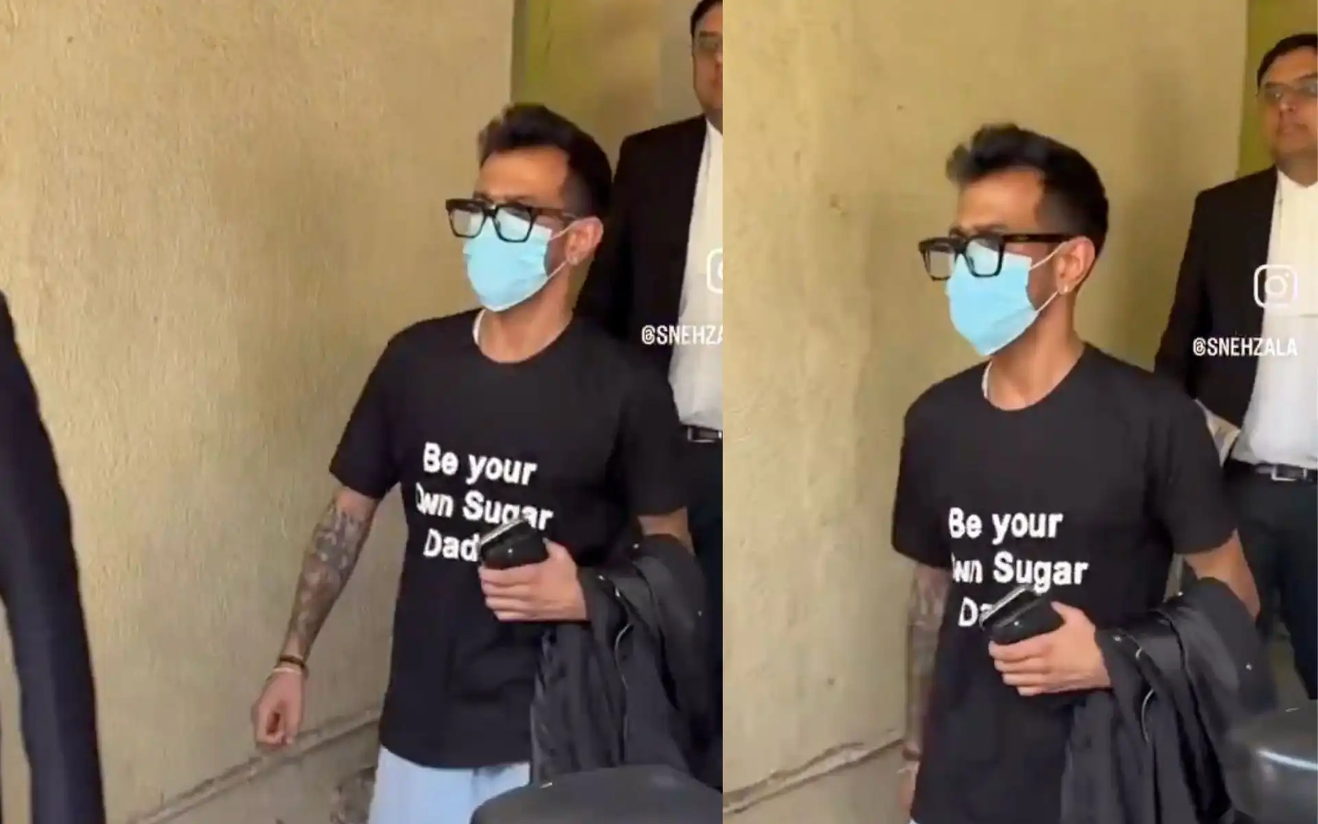 Yuzvendra Chahal's t-shirt grabbed limelight during divorce hearing | X