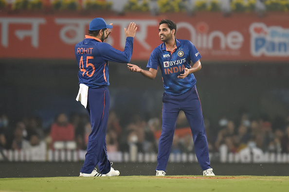 Bhuvneshwar Kumar will expect to do well against Windies in T20Is  | Getty