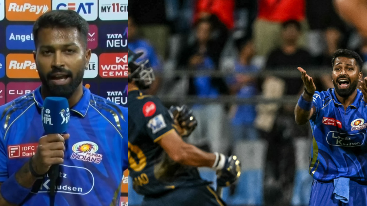IPL 2025: “No balls in T20 is a crime”—MI captain Hardik Pandya GT snap their winning streak with 3-wicket win