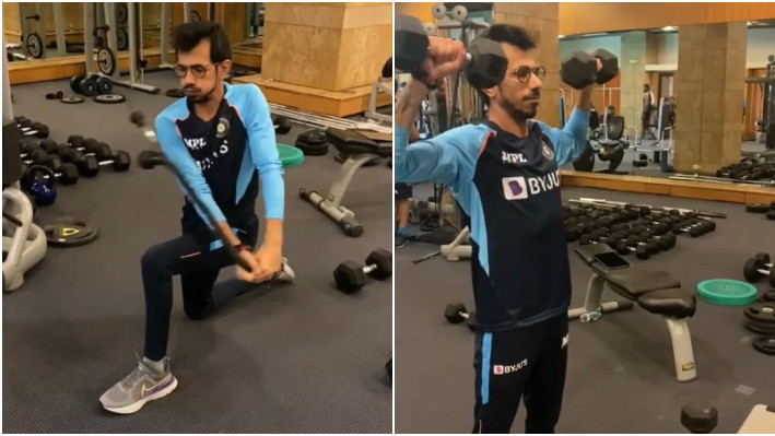 Yuzvendra Chahal gets a hilarious comment from ex-England cricketer on his workout video