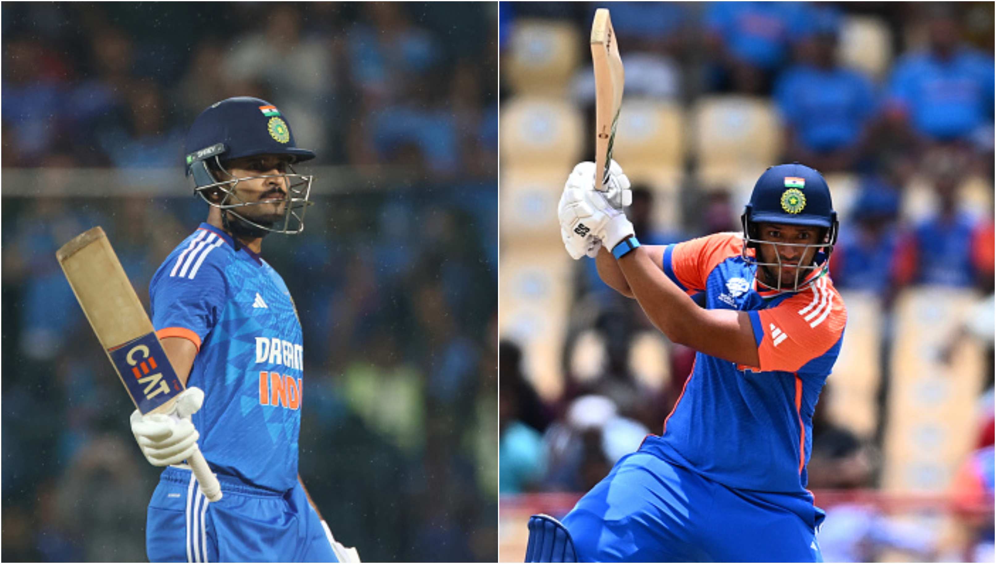 Shreyas Iyer and Shivam Dube | Getty