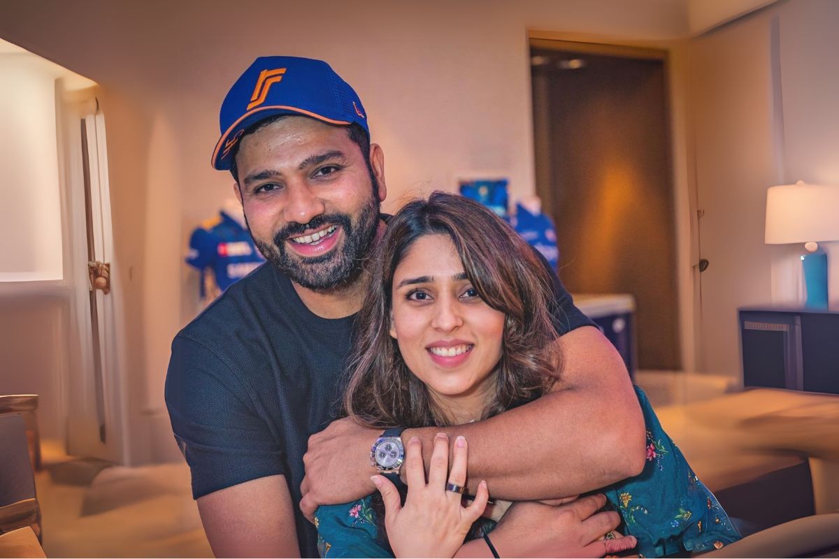 Rohit Sharma and Ritika welcomed a baby boy in their family | X