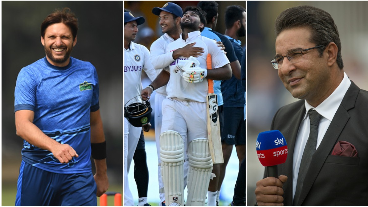 AUS v IND 2020-21: Shahid Afridi and Wasim Akram congratulate Team India on series win over Australia