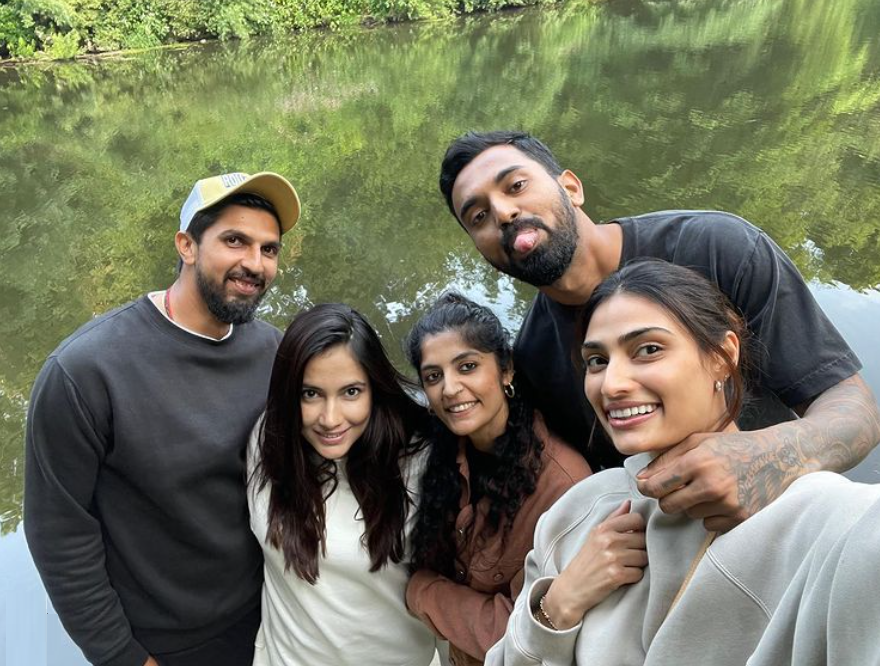 Ishant Sharma, Pratima Singh, Rajal Arora, Athiya Shetty and KL Rahul | Instagram