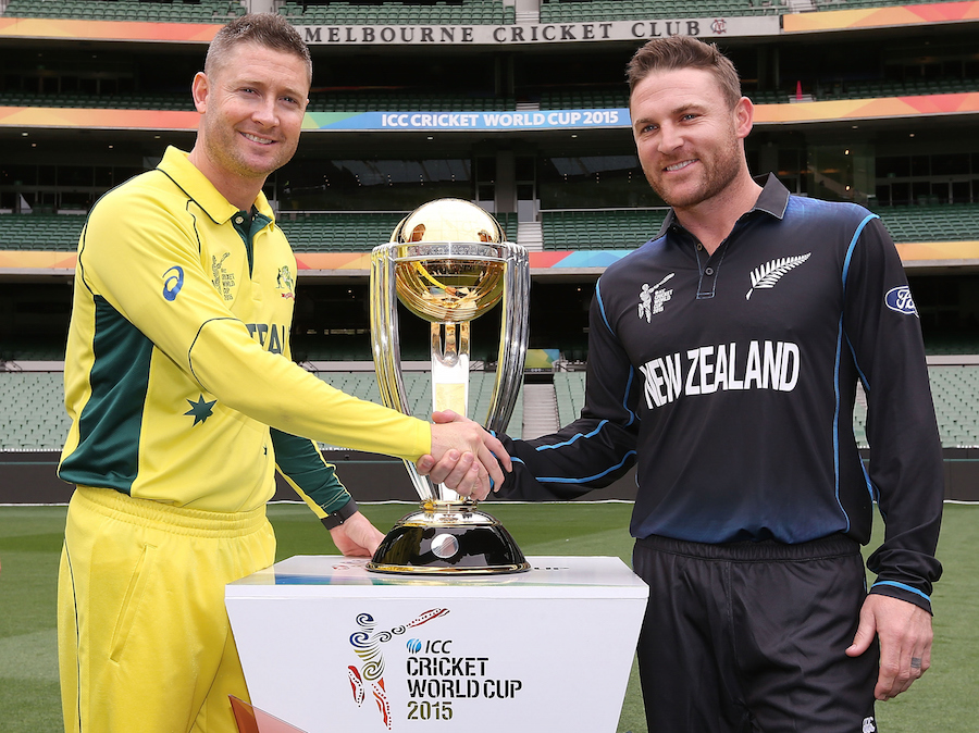McCullum and Clarke with the trophy | Getty Images