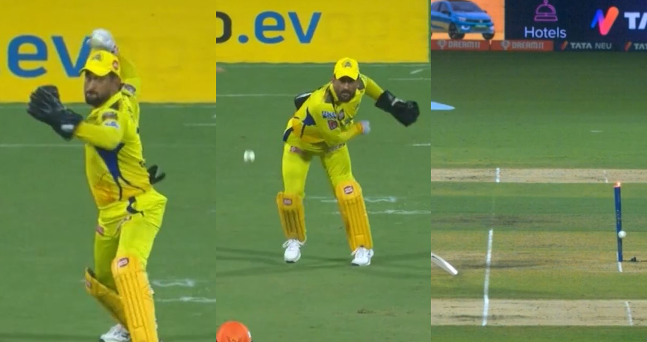 Ipl 2023 Watch Ms Dhoni Takes Right Glove Off Practices Throwing