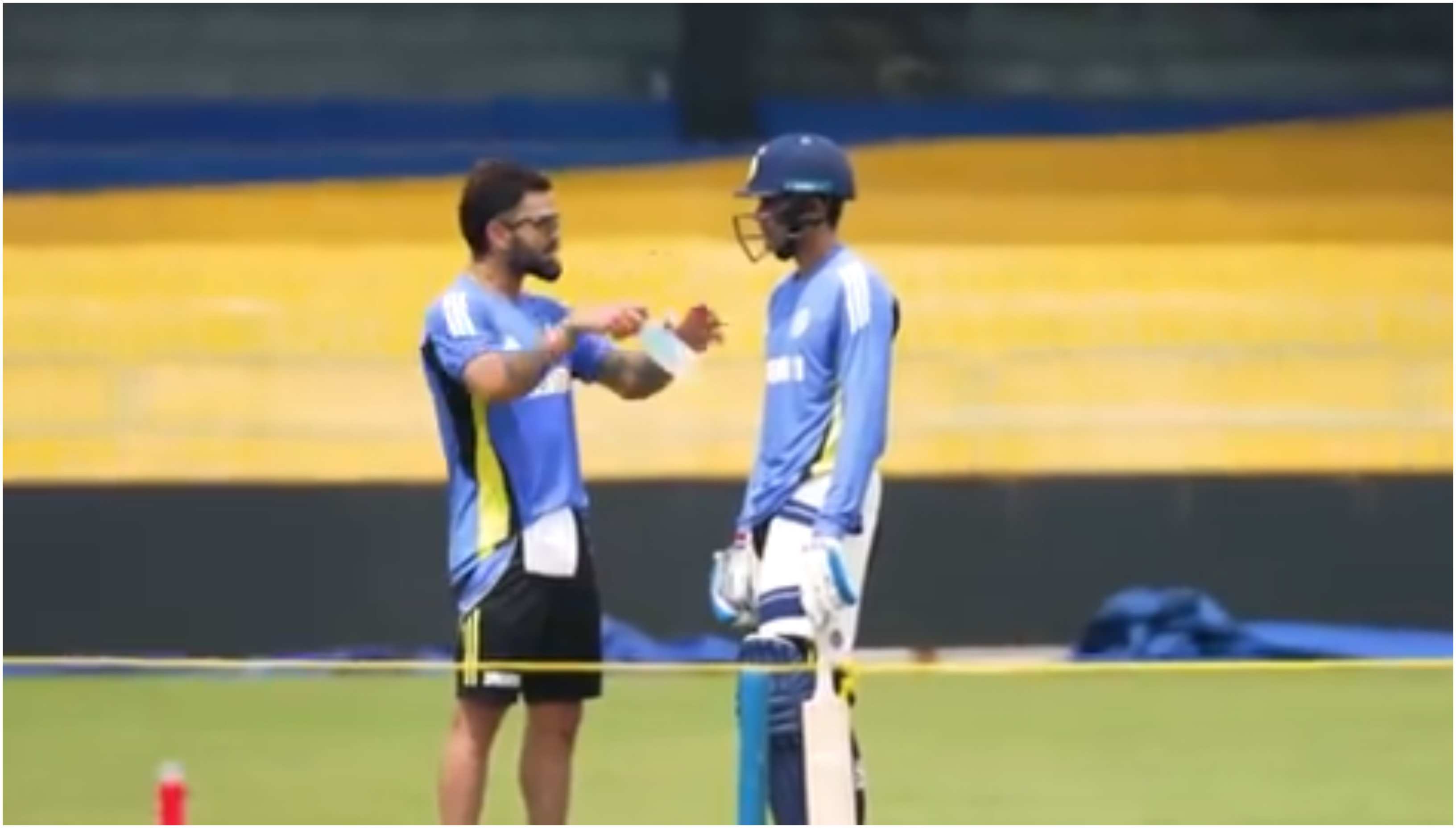 Virat Kohli and Shubman Gill during India's practice session | BCCI