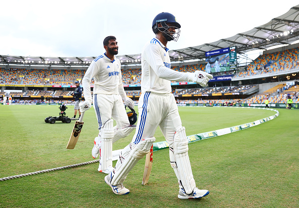 Akash Deep and Jasprit Bumrah have added 39* runs for final wicket for India | Getty