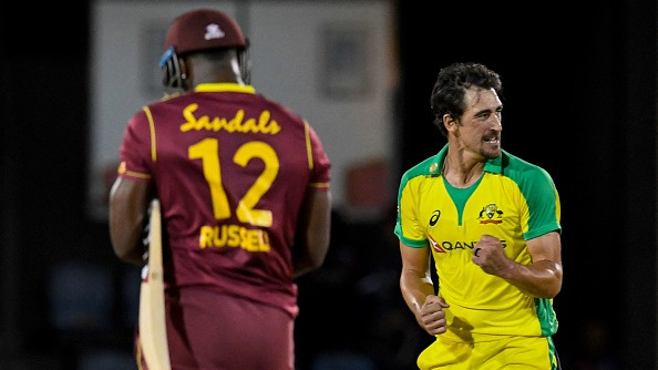 WI v AUS 2021: Starc says he defended 11 runs vs Russell in last over by going back to his strength