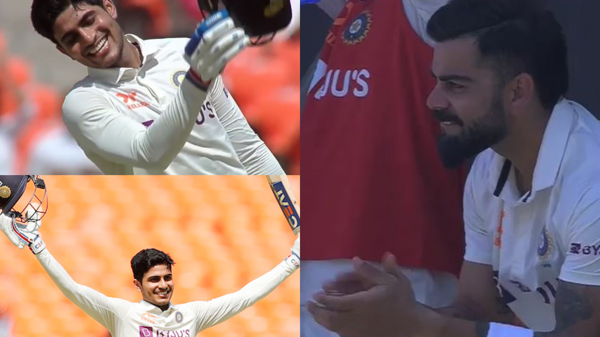 IND v AUS 2023: WATCH- Shubman Gill celebrates his second Test century; Virat Kohli reacts in an amazing way