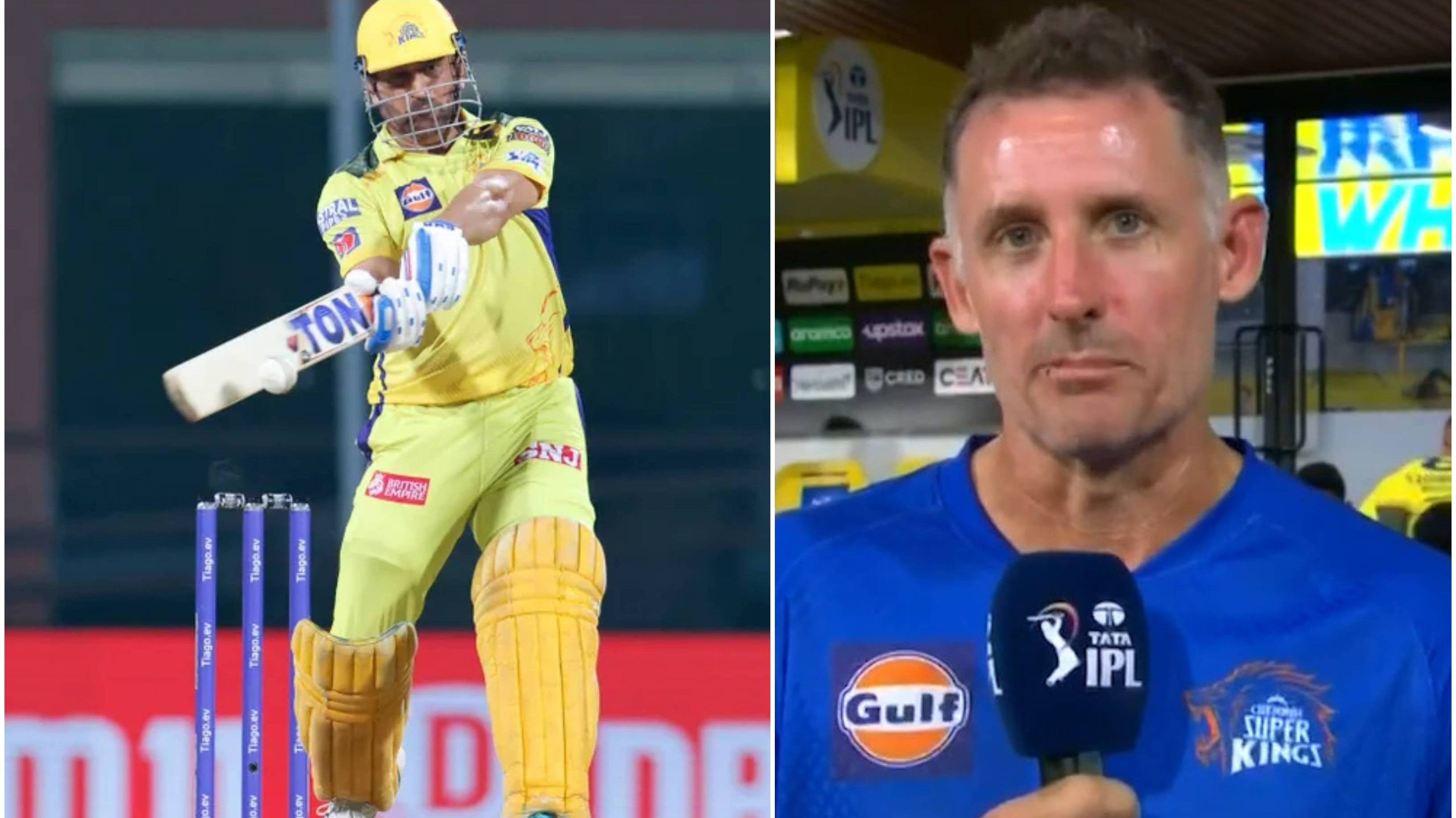 IPL 2023: “His knee has not been 100 per cent,” Hussey explains why Dhoni likes to bat lower down the order