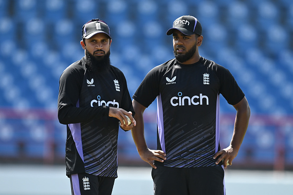 Adil Rashid and Rehan Ahmed | Getty