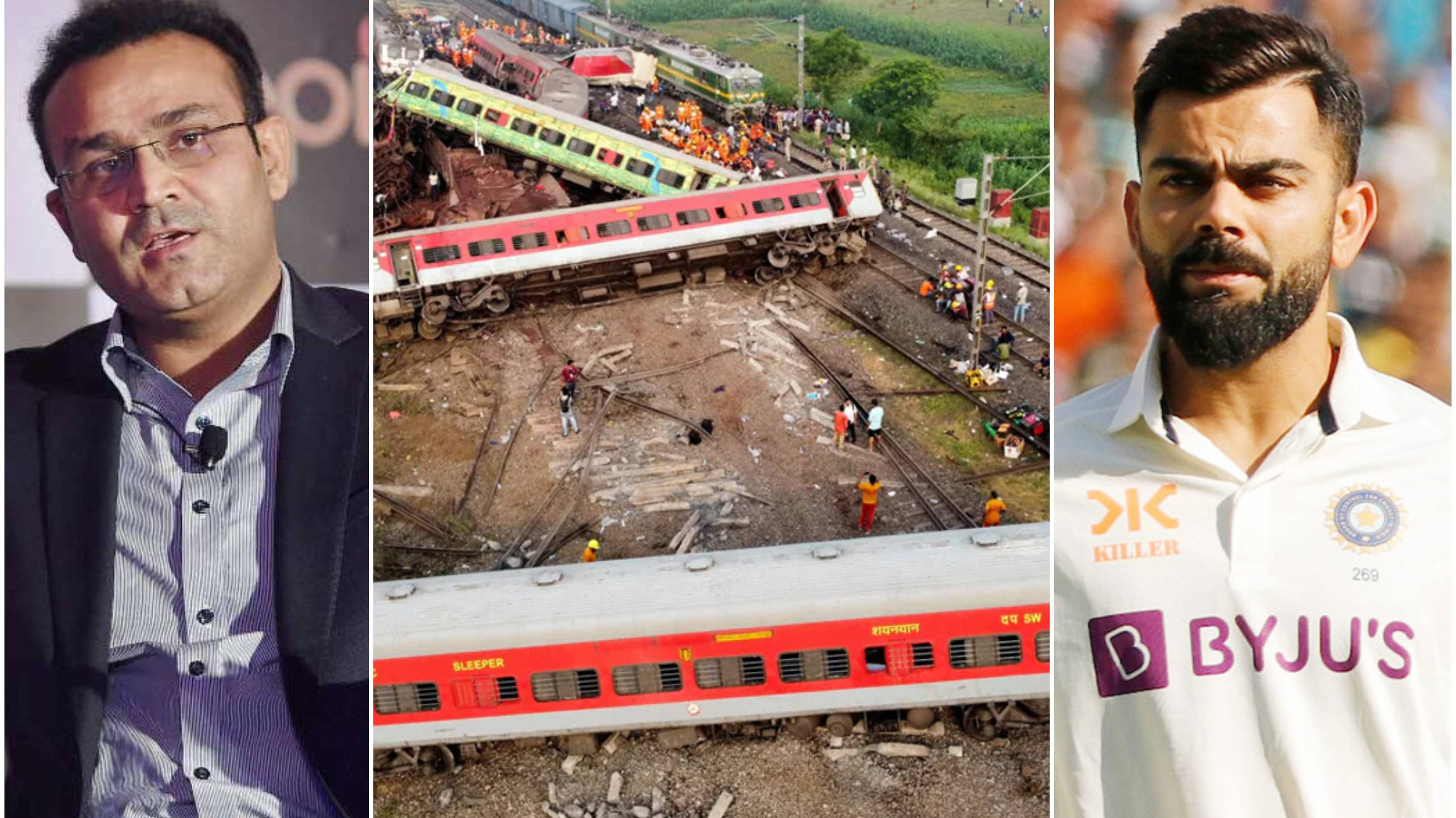 Indian cricket fraternity expresses grief over Odisha train accident; offers condolences to victims’ families