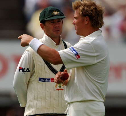 Shane Warne and Ricky Ponting | Getty